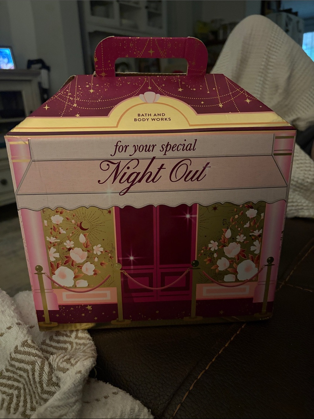Bath & Body Works Pink and Gold 'Night Out' Gift Box